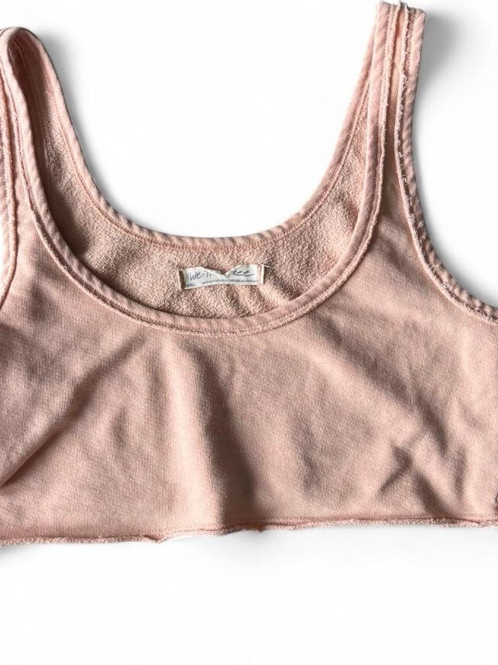 Everyday we the free Scoop tank in Soft Pink